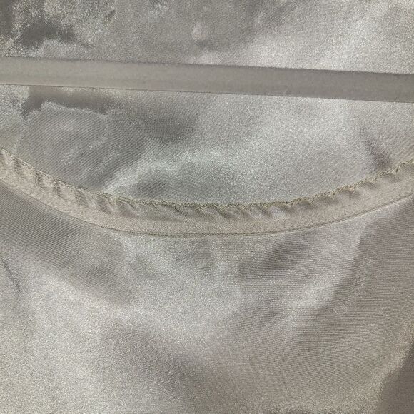 Vintage Cruz Eggshell White Chemise Slip Dress Nightgown OS - Picture 9 of 11